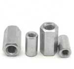 DIN6334 المكسرات الطويلة المكسرات السداسية المكسرات الفولاذ الكربوني المصنوعة من الصلب الرمادي 4.8 المكسرات اللاصقة السداسية